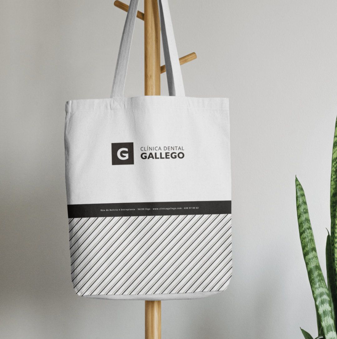 Clínica Dental Gallego | ReBranding · Tote bag