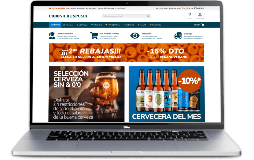 Corona Ð Espuma | Ecommerce