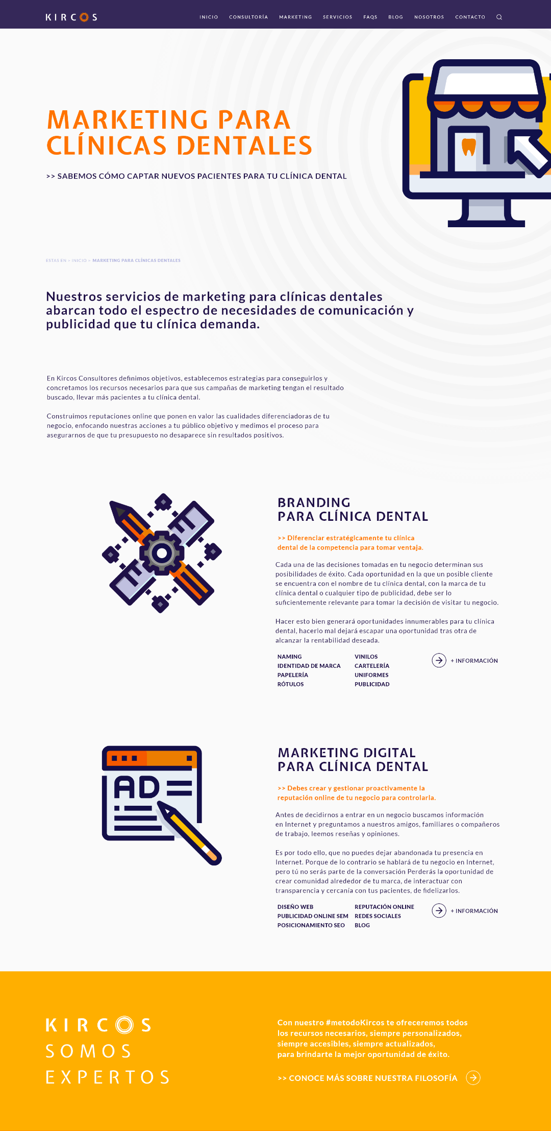 Kircos Consultores | Diseño web