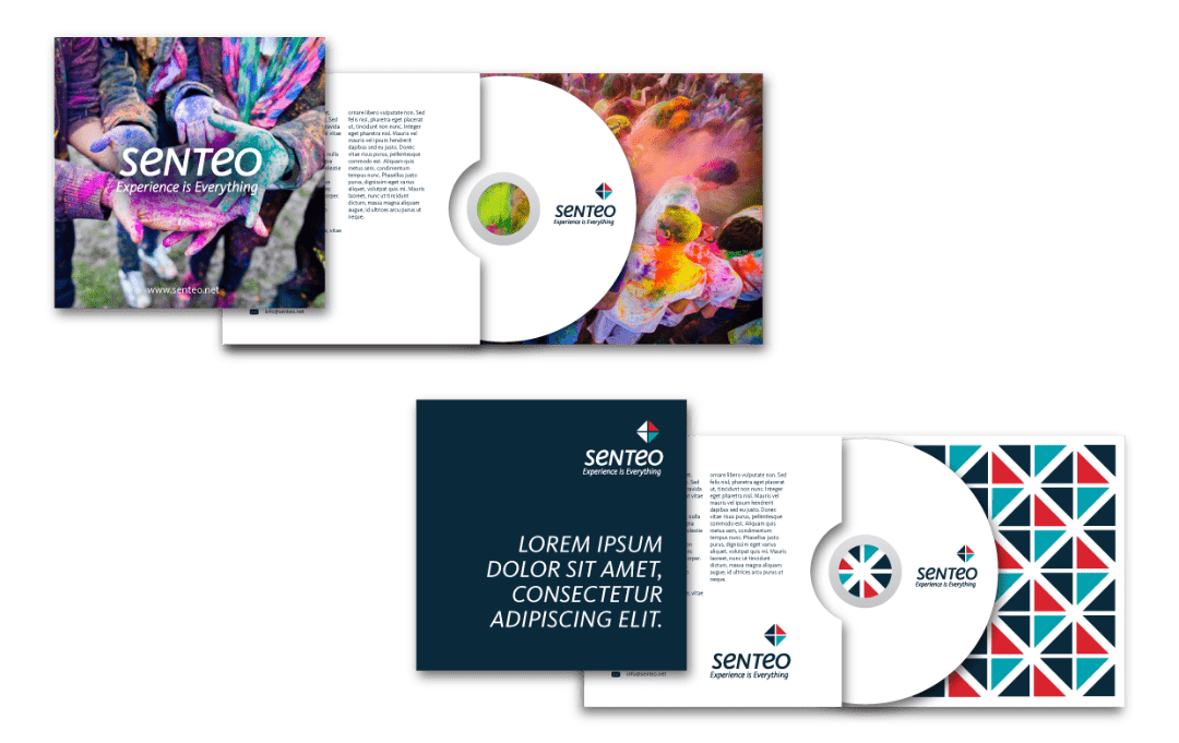 Senteo Co. | Rebranding · CDs